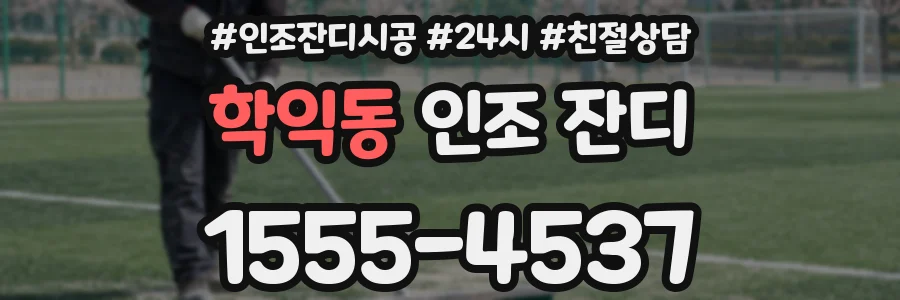 학익동 인조 잔디