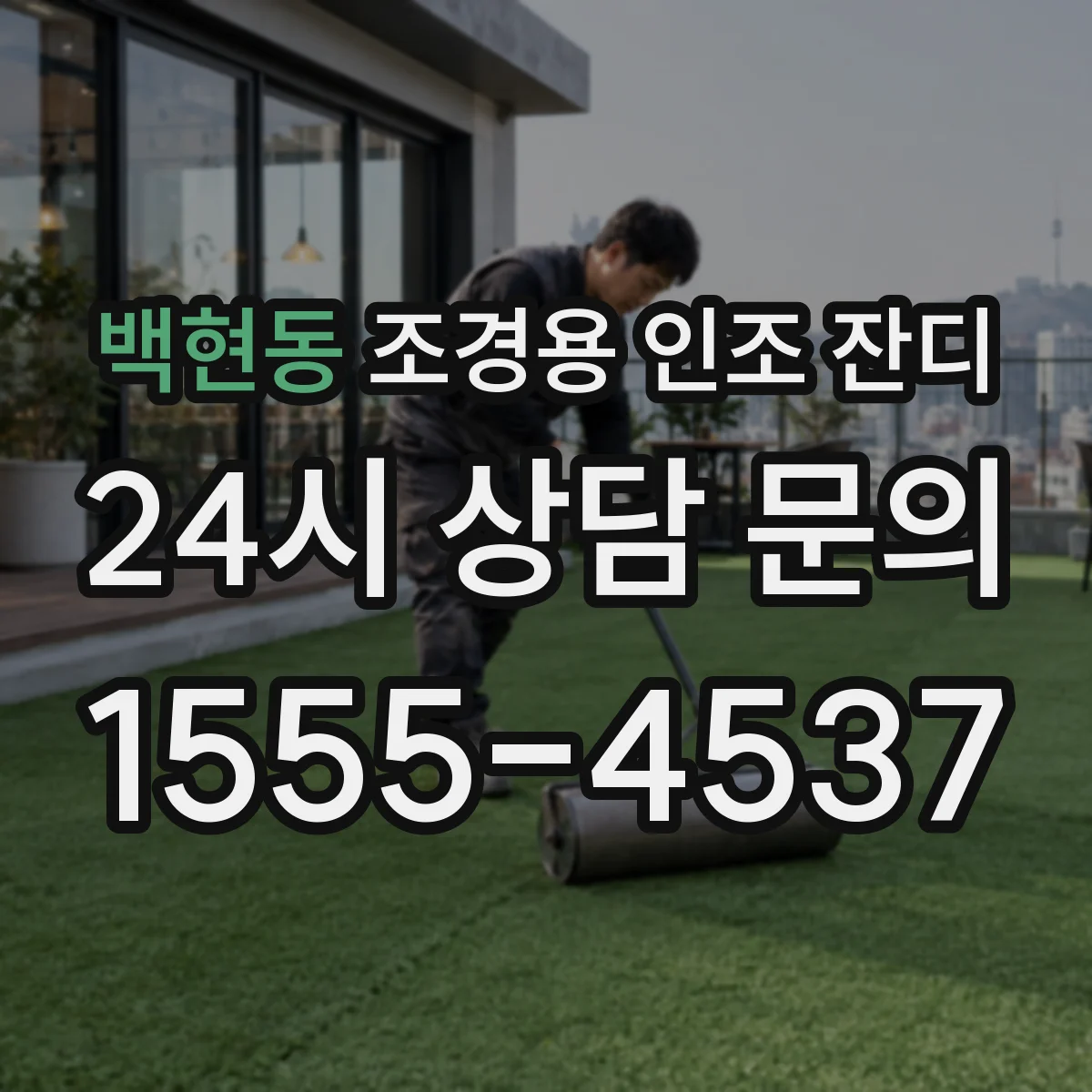 백현동 조경용 인조 잔디