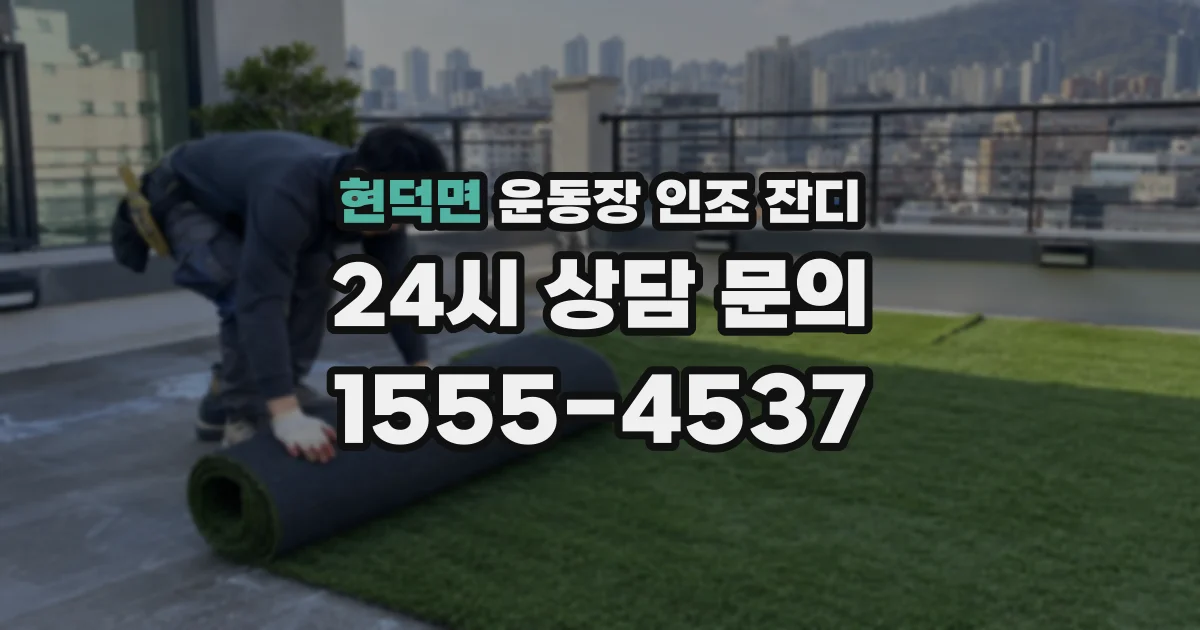 현덕면 운동장 인조 잔디