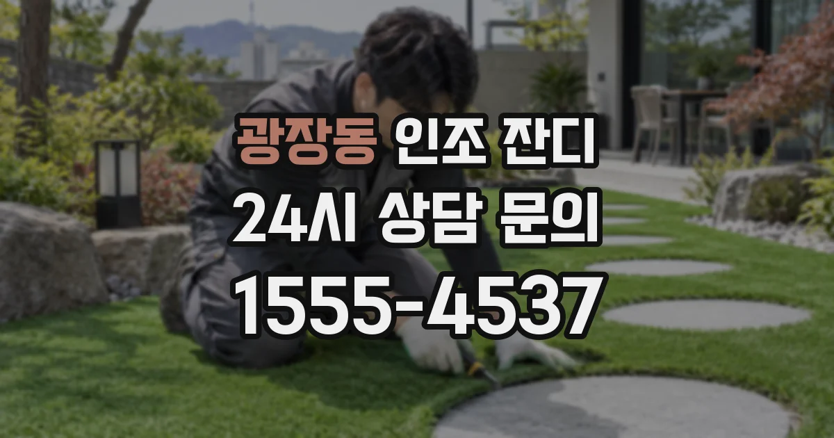 광장동 인조 잔디