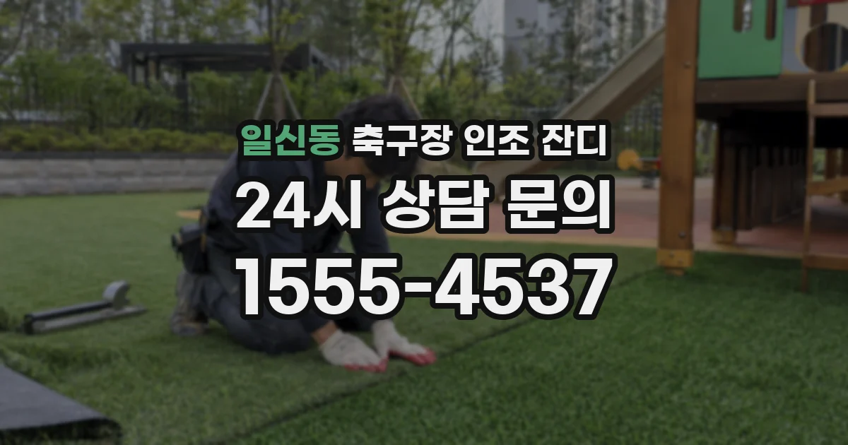일신동 축구장 인조 잔디