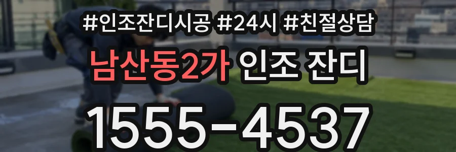 남산동2가 인조 잔디
