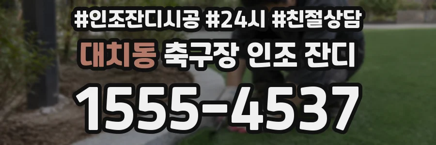 대치동 축구장 인조 잔디