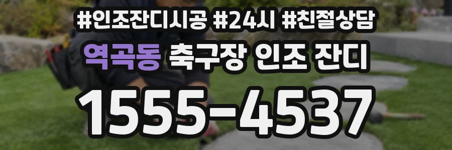 역곡동 축구장 인조 잔디