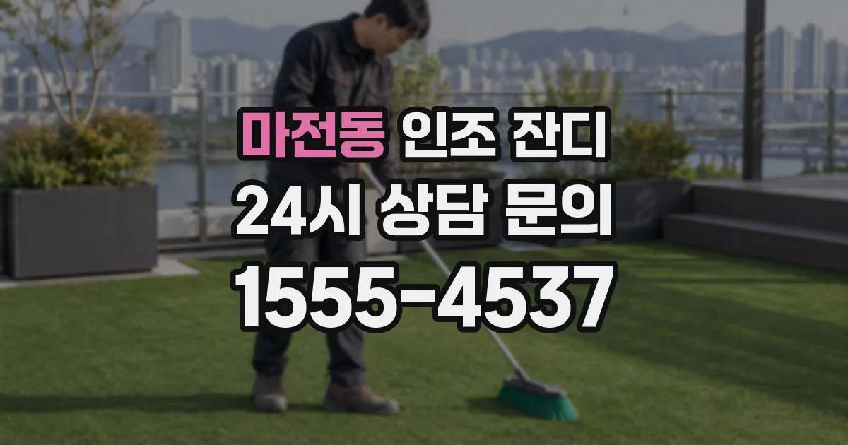 마전동 인조 잔디