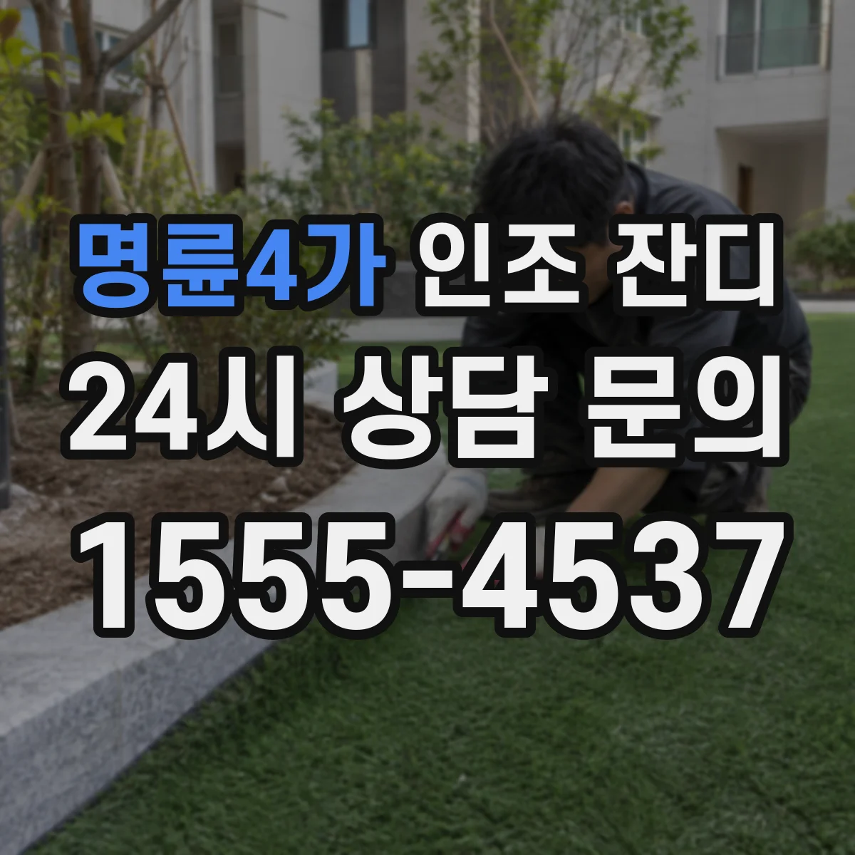 명륜4가 인조 잔디
