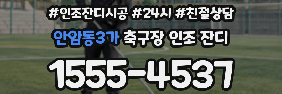 안암동3가 축구장 인조 잔디