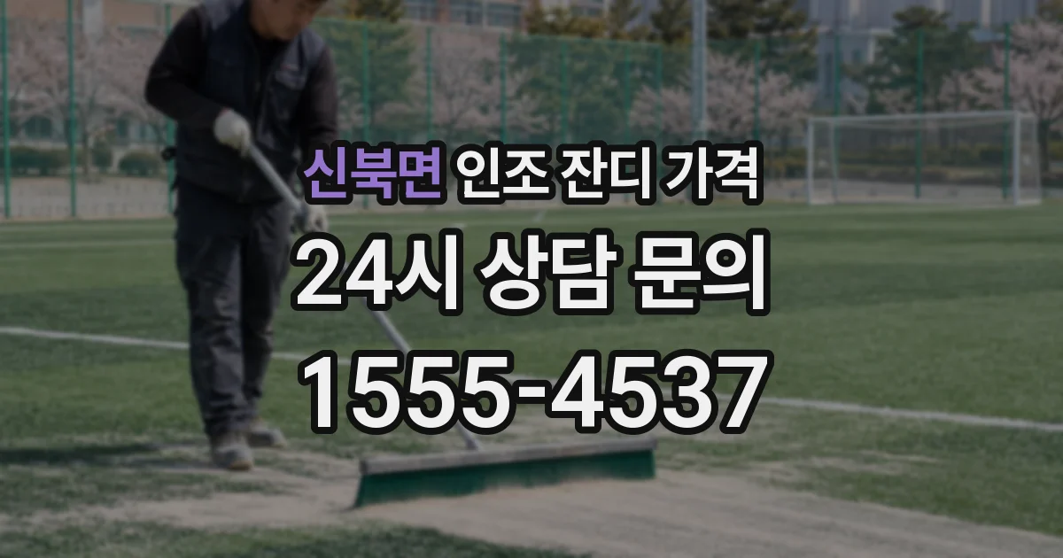 신북면 인조 잔디 가격