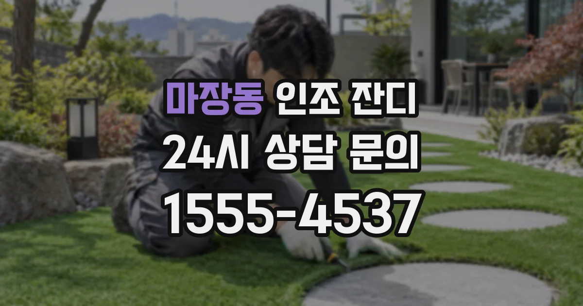 마장동 인조 잔디