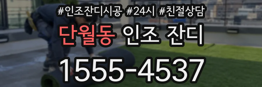 단월동 인조 잔디
