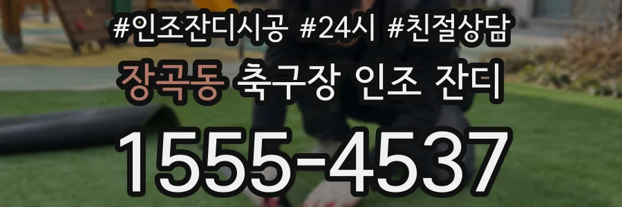 장곡동 축구장 인조 잔디