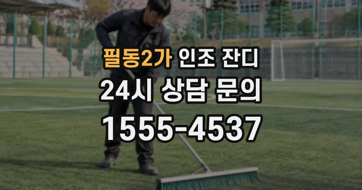 필동2가 인조 잔디