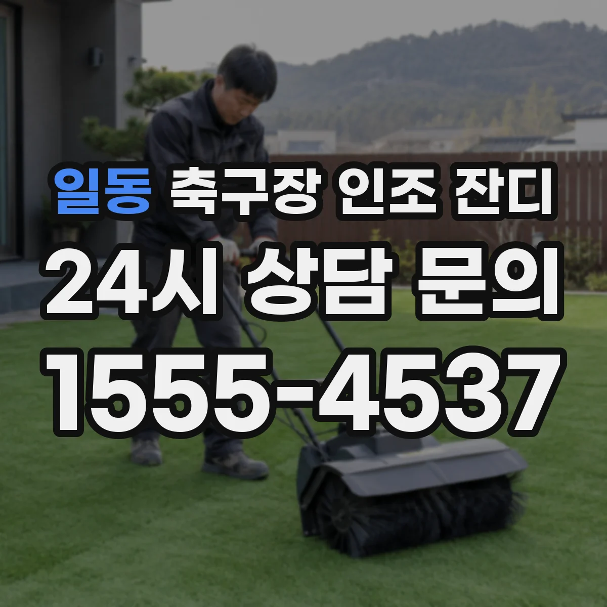 일동 축구장 인조 잔디