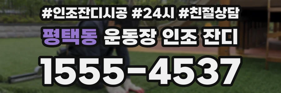 평택동 운동장 인조 잔디