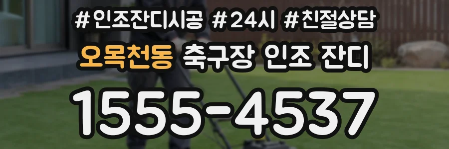 오목천동 축구장 인조 잔디
