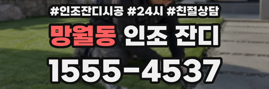 망월동 인조 잔디