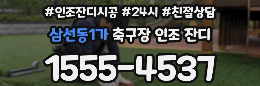 삼선동1가 축구장 인조 잔디