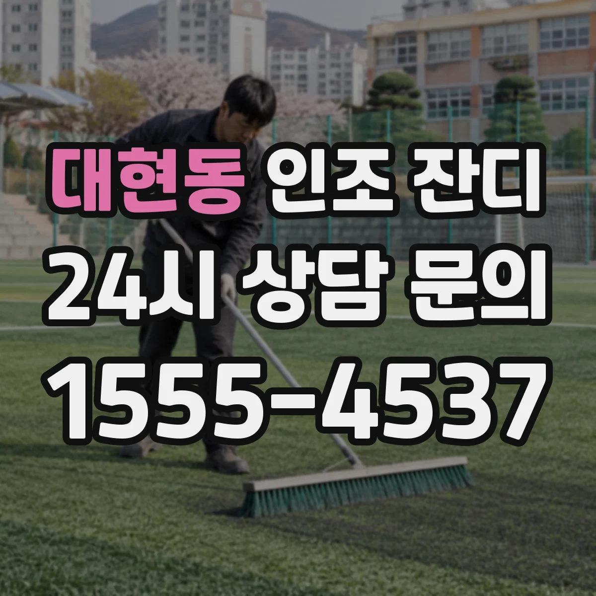 대현동 인조 잔디