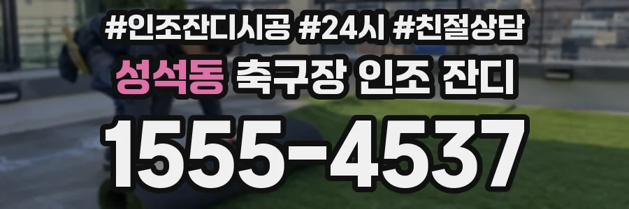 성석동 축구장 인조 잔디