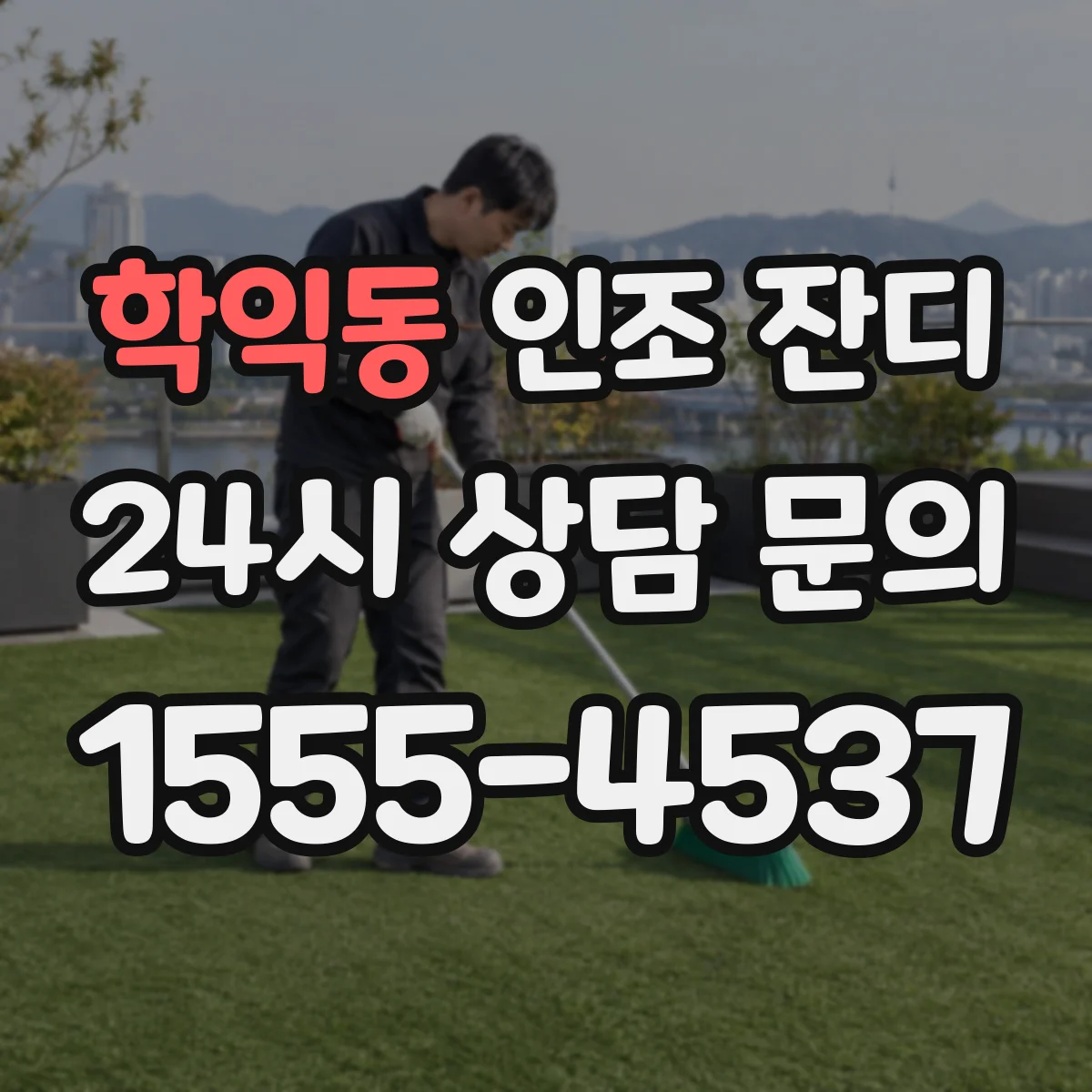 학익동 인조 잔디