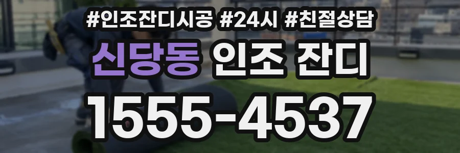 신당동 인조 잔디