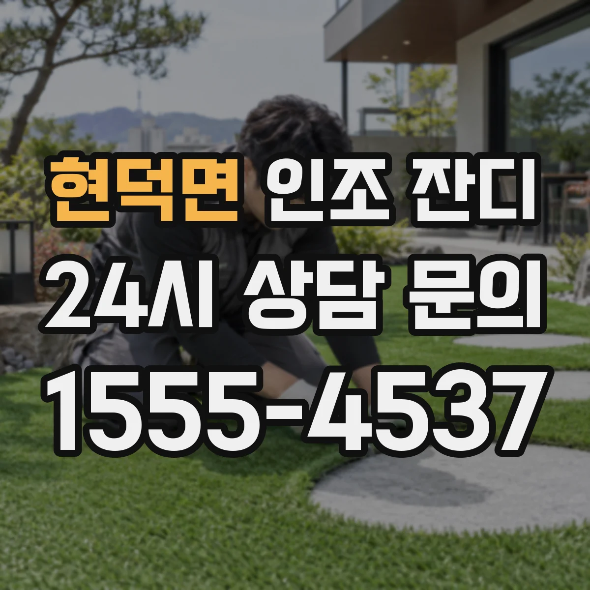 현덕면 인조 잔디