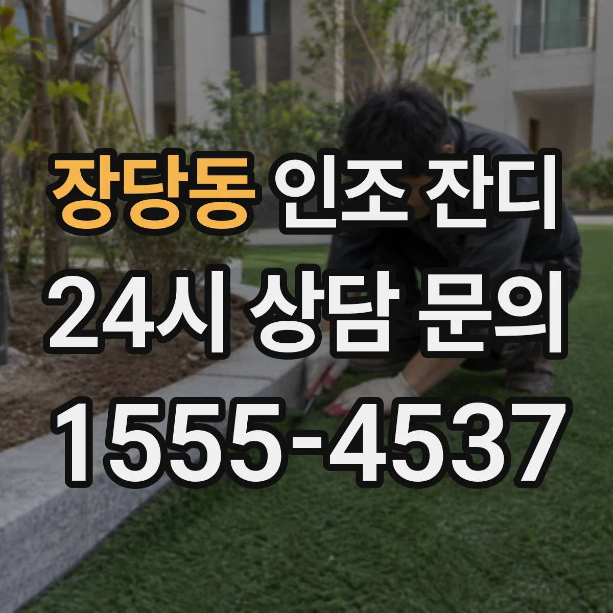 장당동 인조 잔디