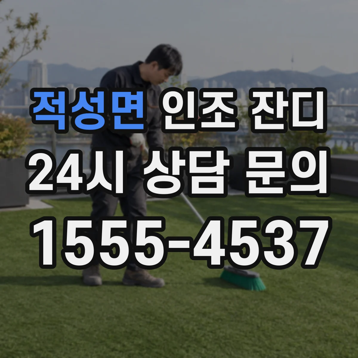 적성면 인조 잔디