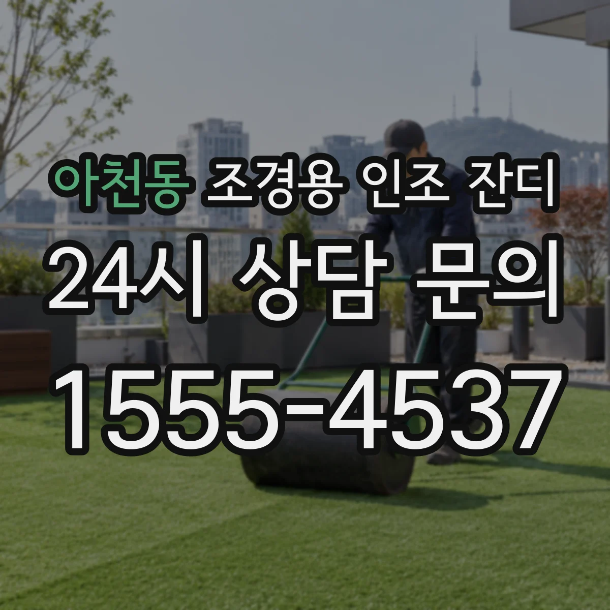 아천동 조경용 인조 잔디