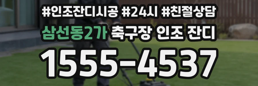 삼선동2가 축구장 인조 잔디