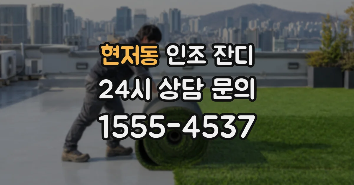 현저동 인조 잔디