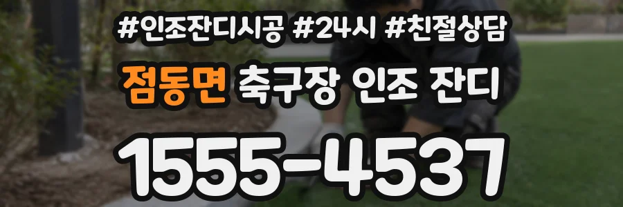 점동면 축구장 인조 잔디