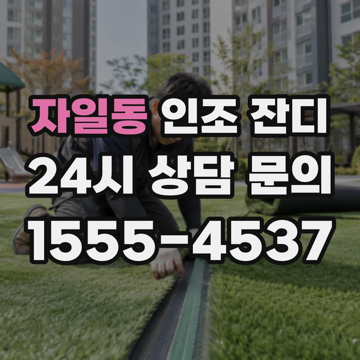 자일동 인조 잔디