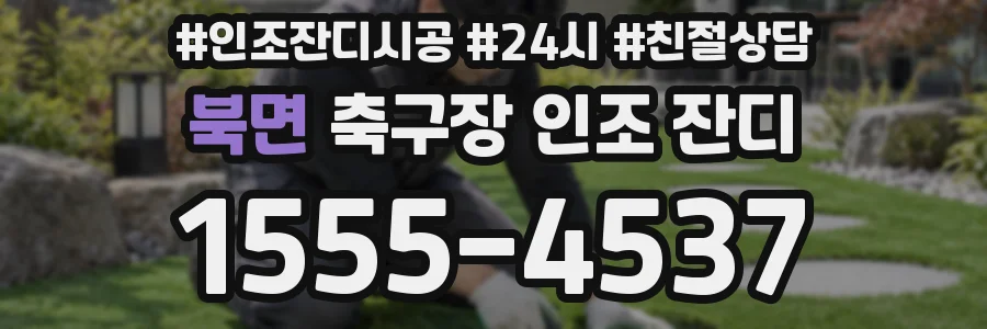 북면 축구장 인조 잔디