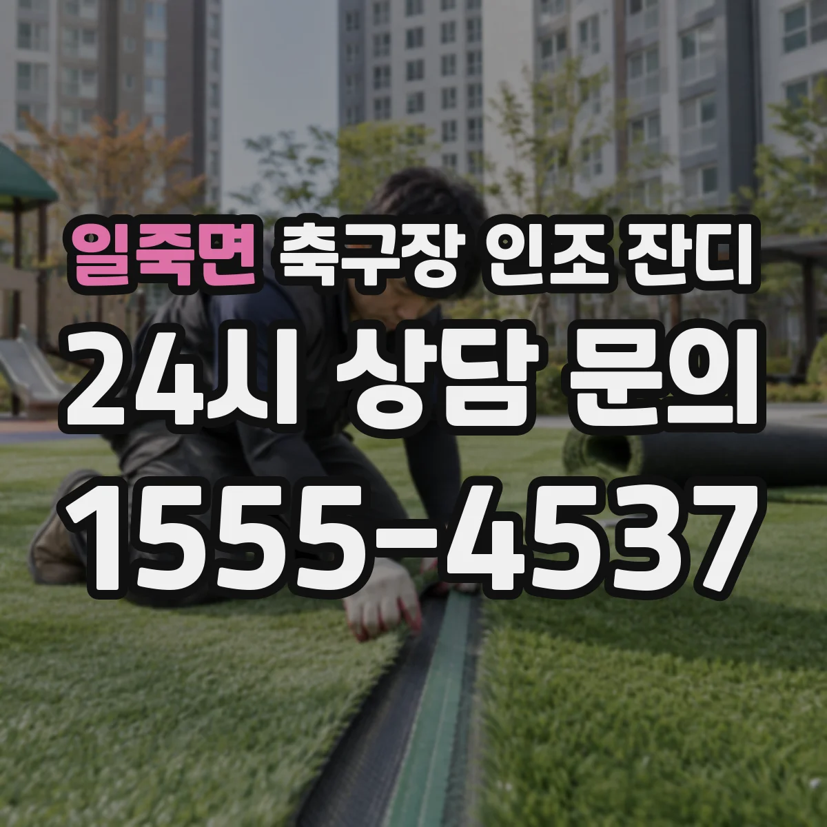 일죽면 축구장 인조 잔디