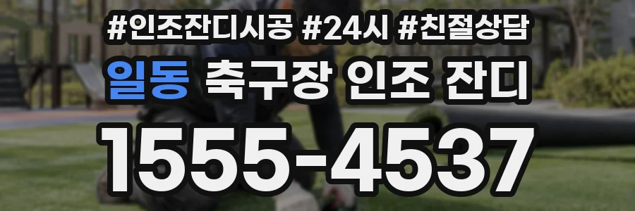 일동 축구장 인조 잔디