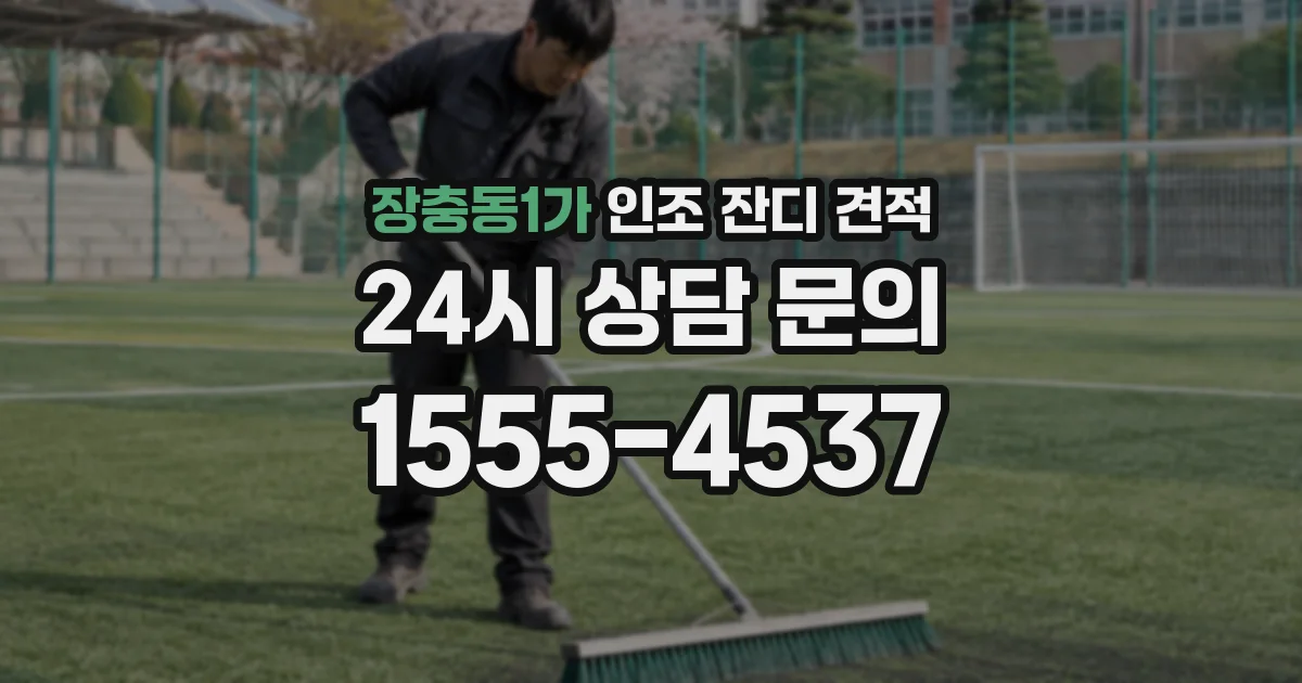 장충동1가 인조 잔디 견적