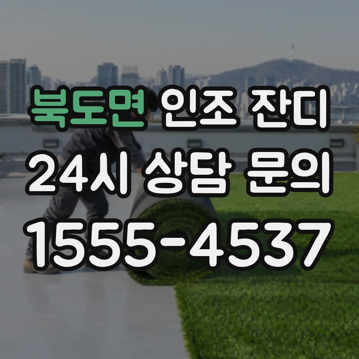 북도면 인조 잔디