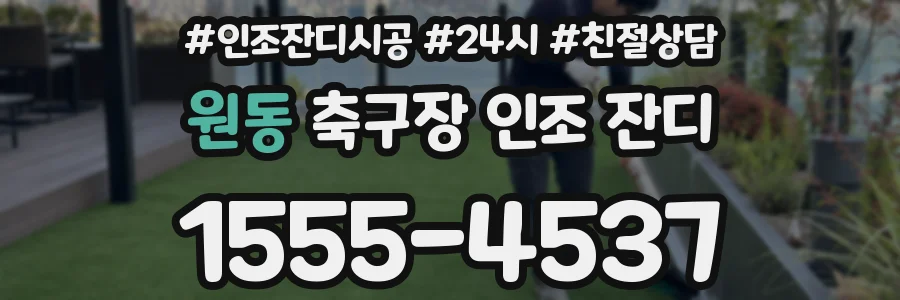 원동 축구장 인조 잔디