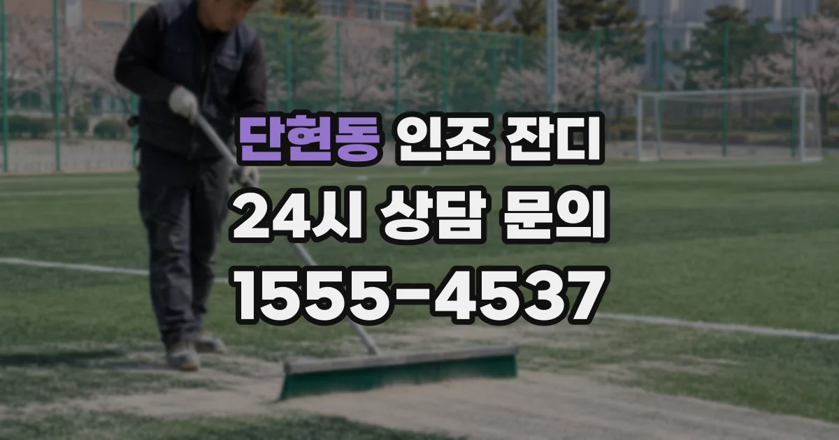 단현동 인조 잔디