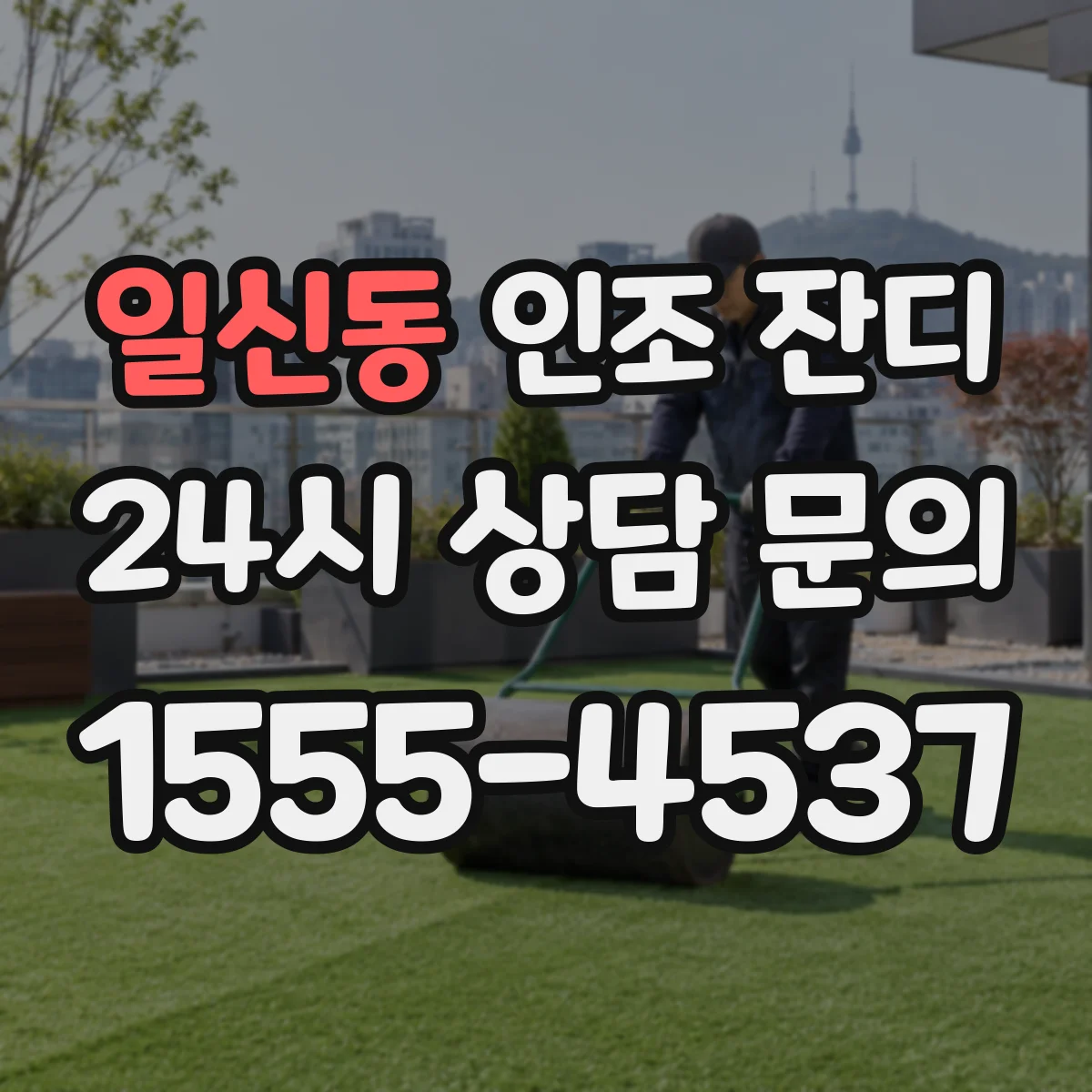 일신동 인조 잔디