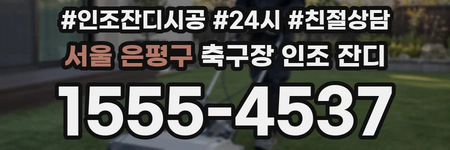 서울 은평구 축구장 인조 잔디