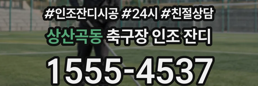 상산곡동 축구장 인조 잔디