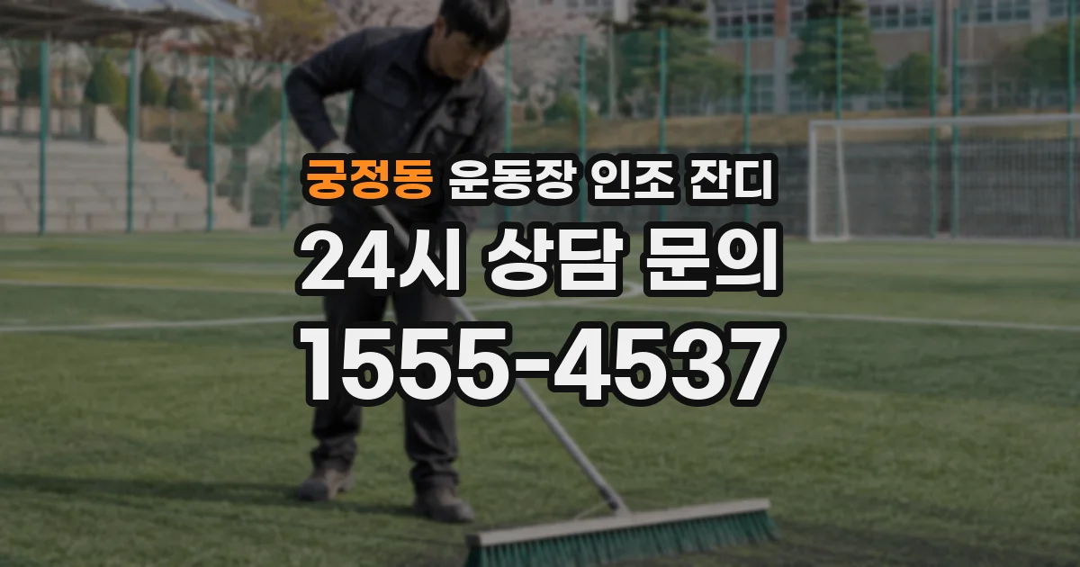 궁정동 운동장 인조 잔디