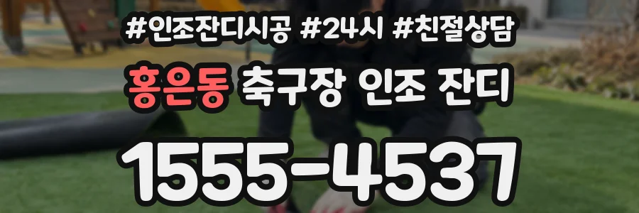 홍은동 축구장 인조 잔디