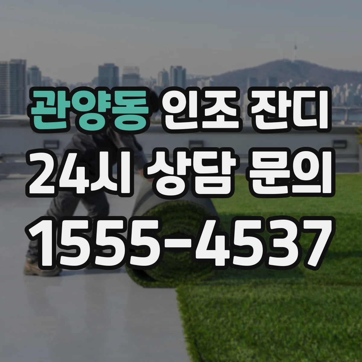 관양동 인조 잔디