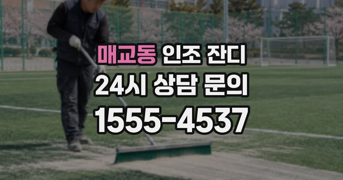 매교동 인조 잔디