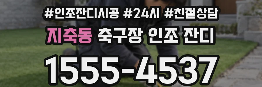 지축동 축구장 인조 잔디