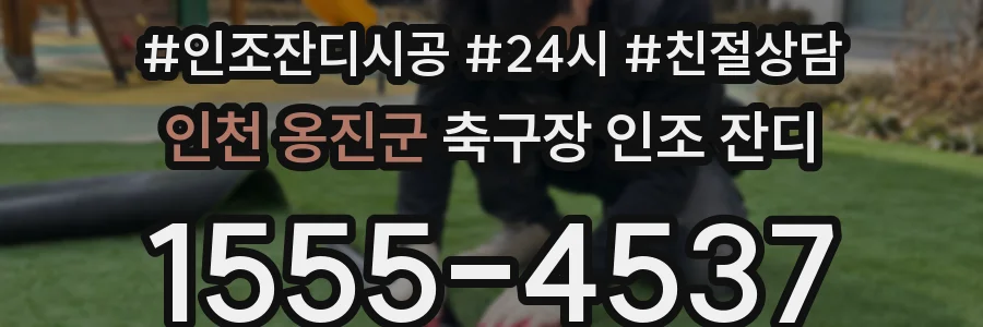 인천 옹진군 축구장 인조 잔디