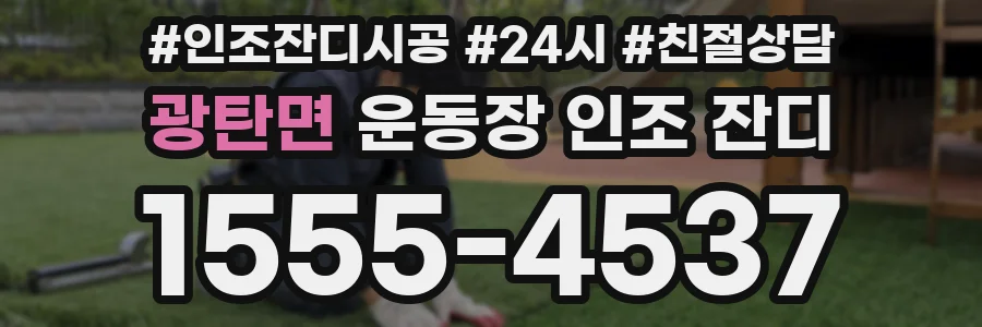광탄면 운동장 인조 잔디